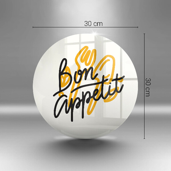 Tábua para cozinha A inscrição Bon Appetit