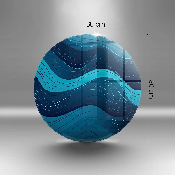 Tábua de cortar alimentos Ondas abstratas