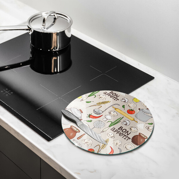 Tábua de cortar Ilustração de cozinha