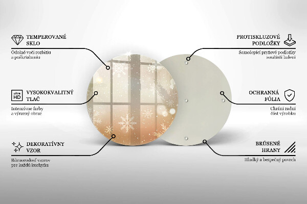 Tábua cozinha Flocos de neve