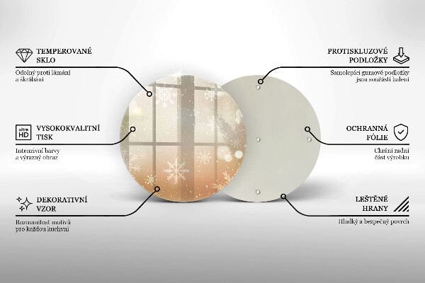 Tábua cozinha Flocos de neve