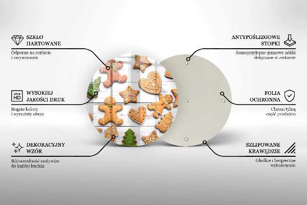 Tábua para cozinha Biscoito de gengibre de Natal