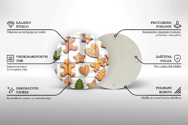 Tábua para cozinha Biscoito de gengibre de Natal