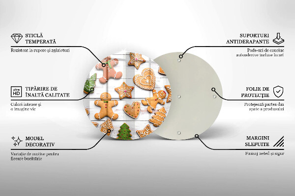 Tábua para cozinha Biscoito de gengibre de Natal