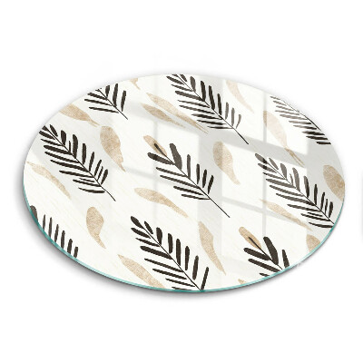 Tábua de vidro Plantas Boho