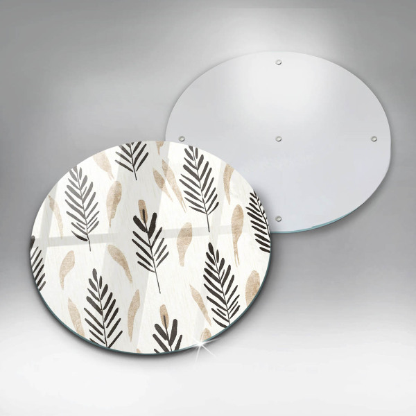 Tábua de vidro Plantas Boho