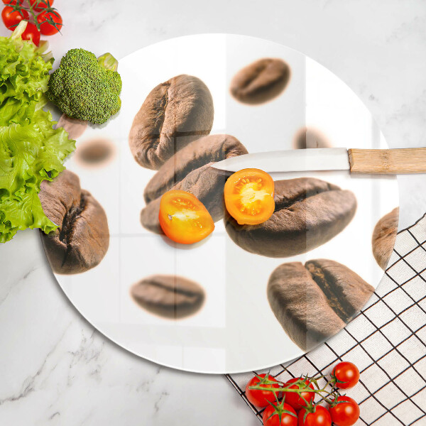 Tábua de cortar alimentos Grãos de café