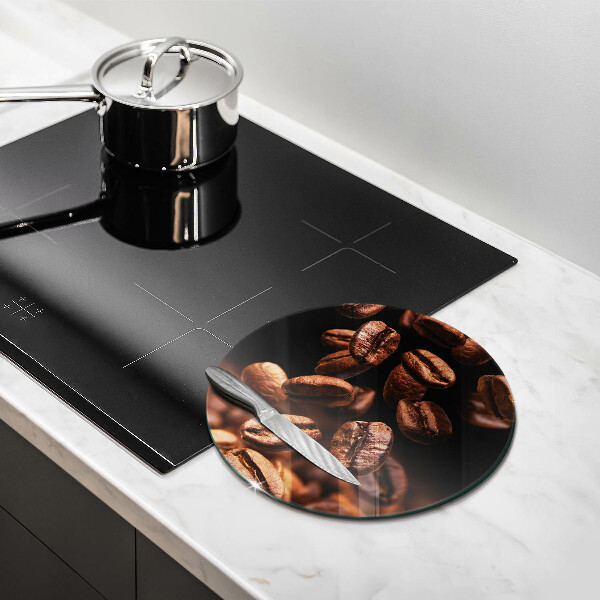 Tábua para cozinha Grãos de café marrons