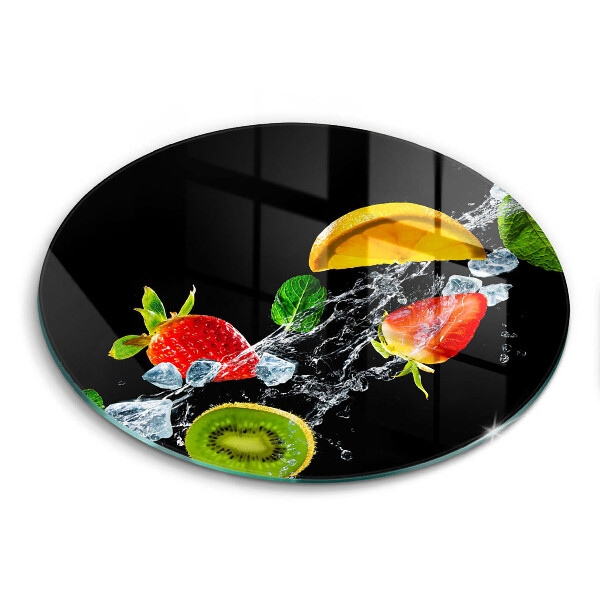 Tábua de cortar alimentos Fruta na água