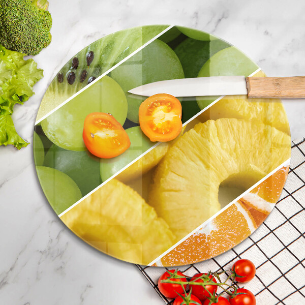 Tábua de corte Frutas coloridas