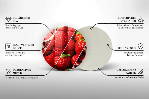 Tábua de cortar Frutas coloridas