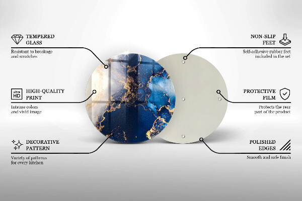 Tábua corte Fundo elegante e dourado