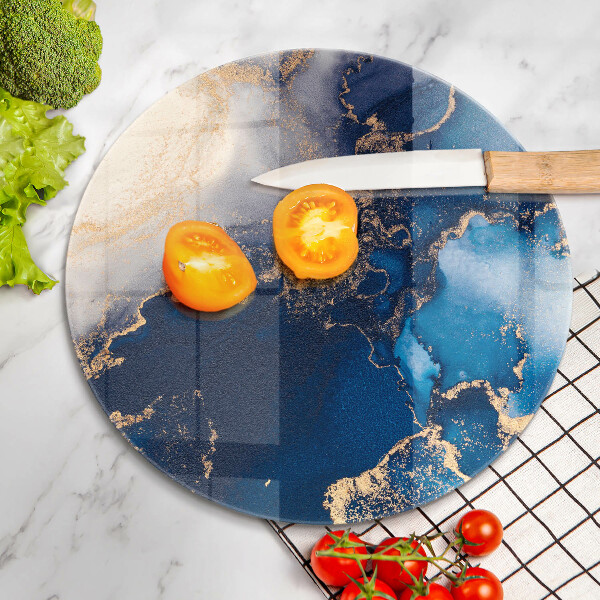 Tábua corte Fundo elegante e dourado