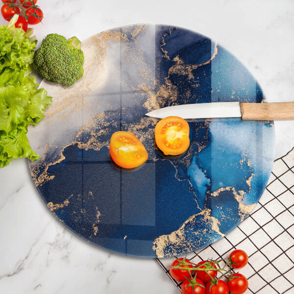 Tábua corte Fundo elegante e dourado