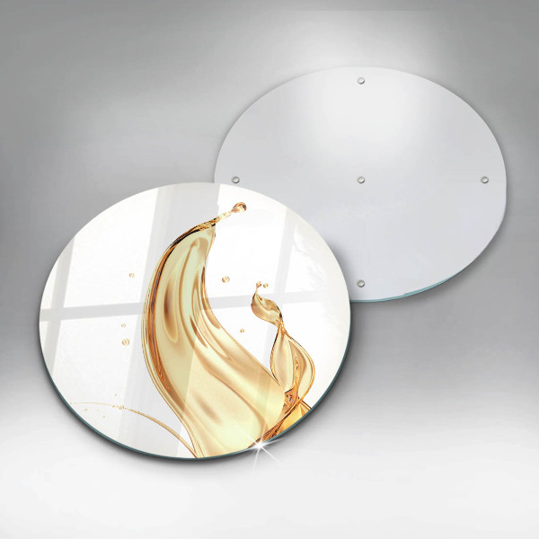 Tábua de corte de vidro Azeite