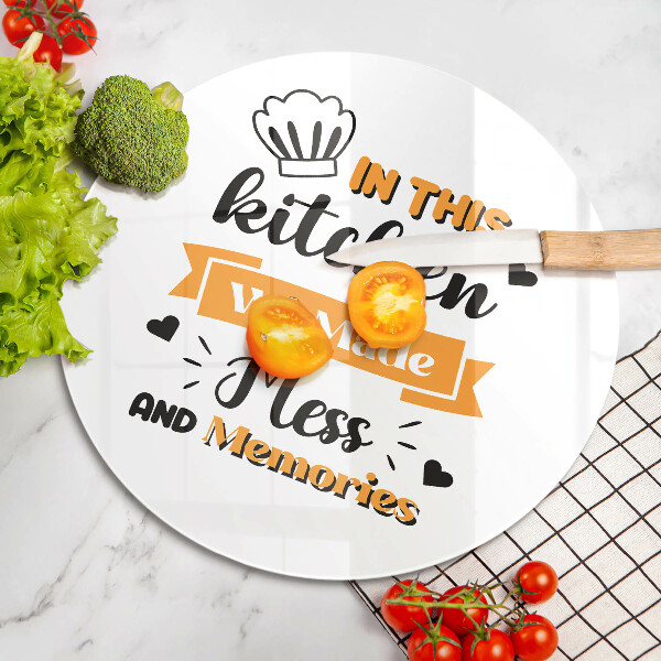 Tábua de corte Nesta cozinha fizemos bagunça e memórias