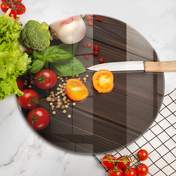 Tábua de vidro Vegetais na mesa