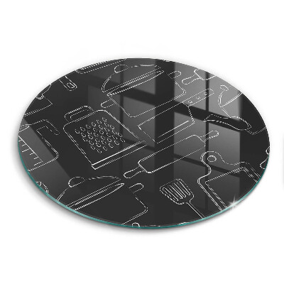 Tábua de corte Acessórios de cozinha de desenho animado