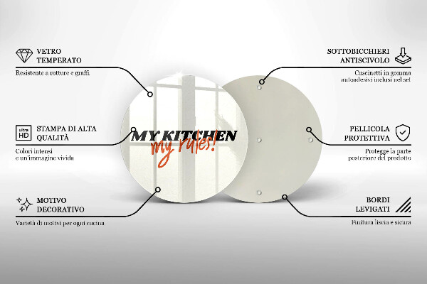 Tábua cozinha A inscrição Minha cozinha minhas regras