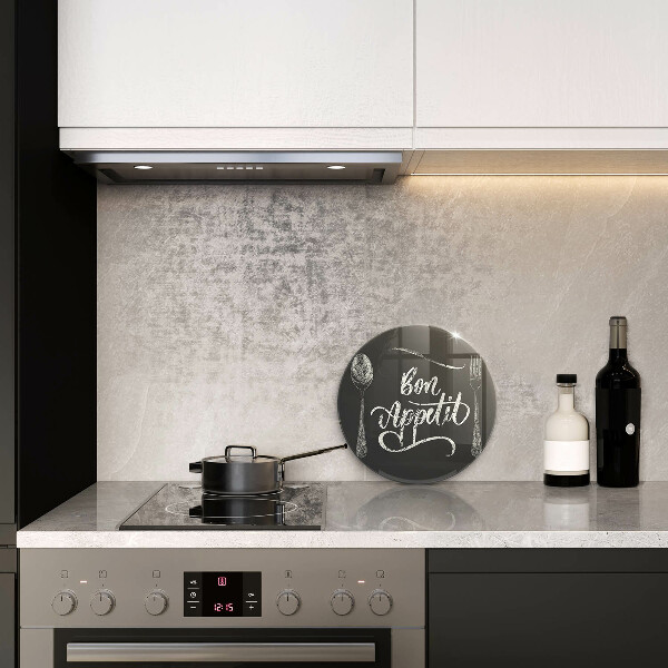 Tábua para cozinha A inscrição Bon Appetit