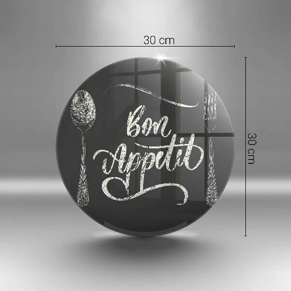 Tábua para cozinha A inscrição Bon Appetit