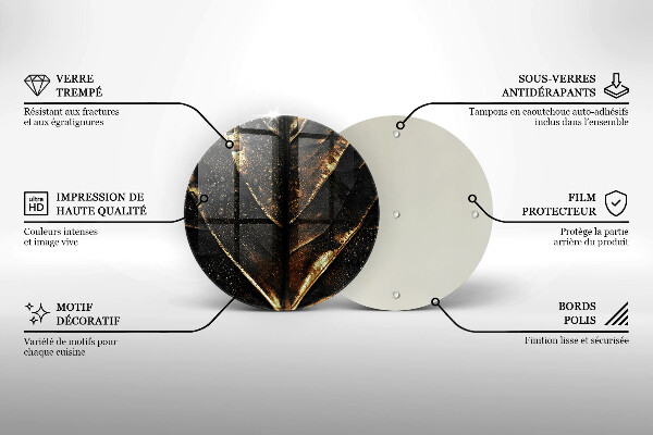 Tábua corte Folha de ouro