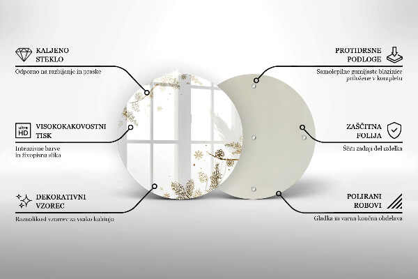 Tábua para corte Decorações de inverno