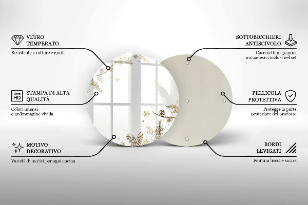 Tábua para corte Decorações de inverno