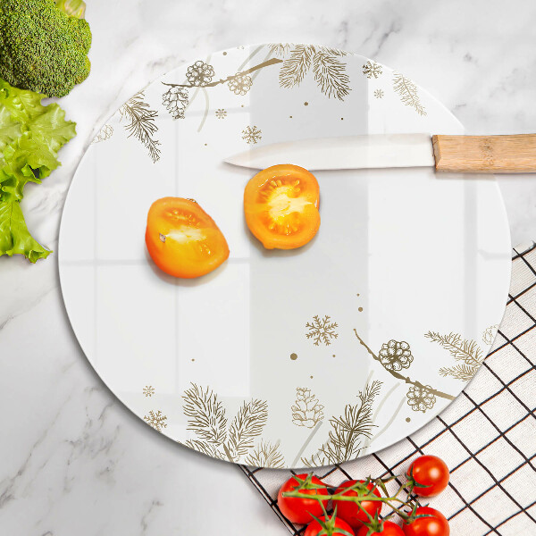 Tábua para corte Decorações de inverno