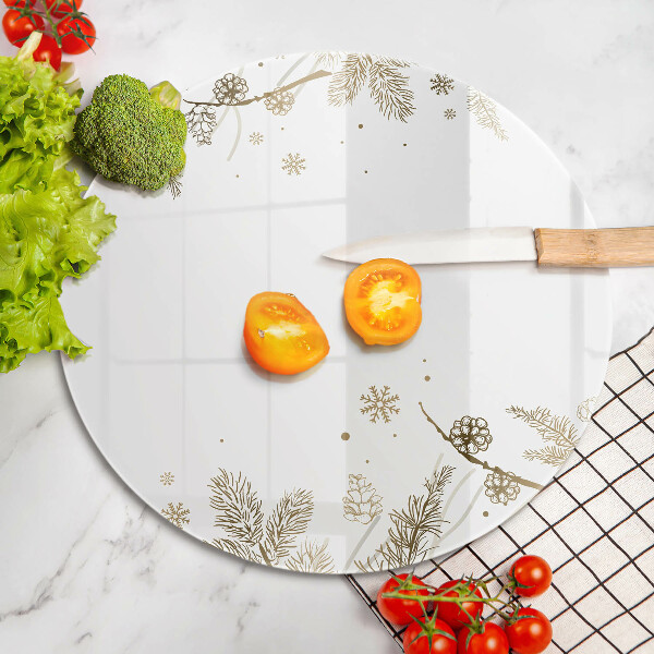 Tábua para corte Decorações de inverno