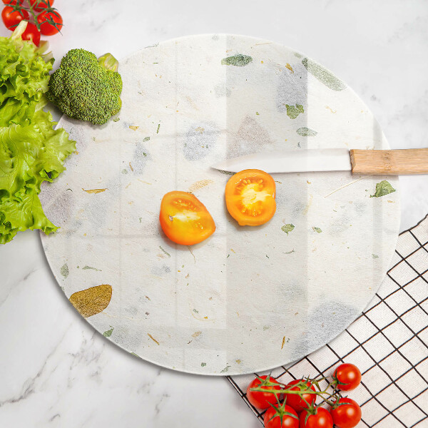 Tábua de vidro Folhas caindo