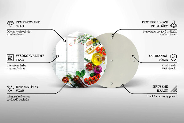 Tábua de cortar alimentos Vegetais e especiarias