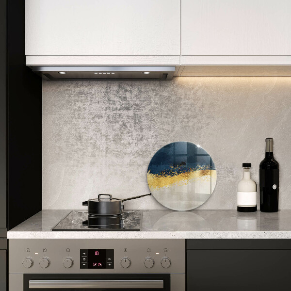 Tábua de corte Ouro abstrato