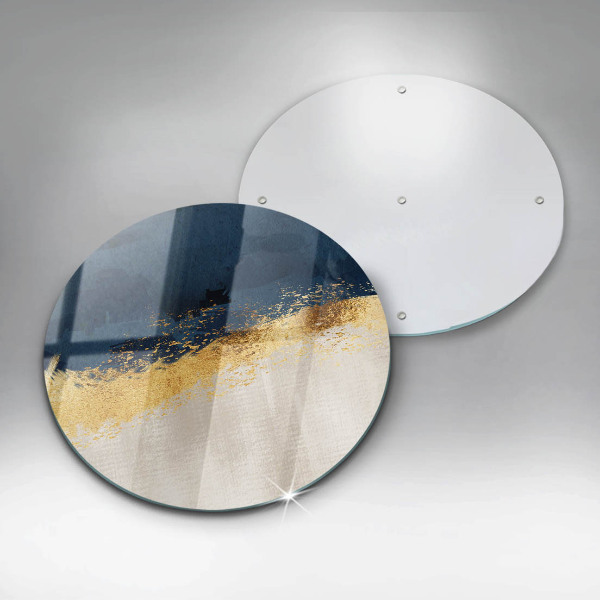 Tábua de corte Ouro abstrato