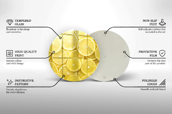 Tábua para corte Fruta limão
