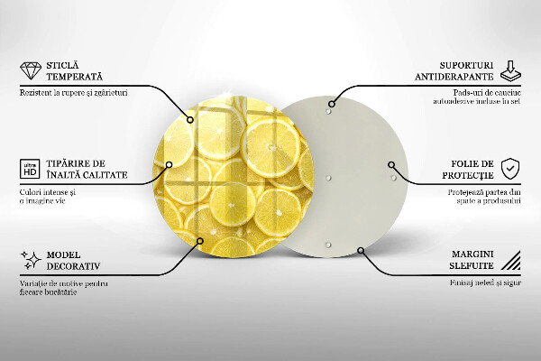 Tábua para corte Fruta limão