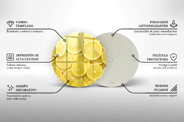Tábua para corte Fruta limão