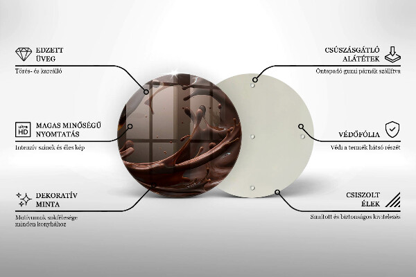 Tábua para cozinha Chocolate líquido