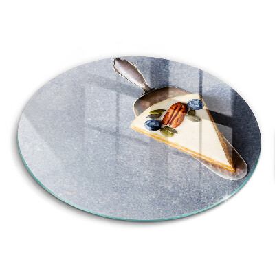 Tábua corte Um pedaço de bolo