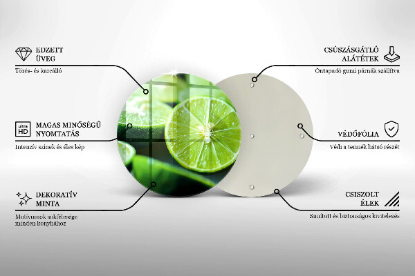 Tábua de corte limão cítrico