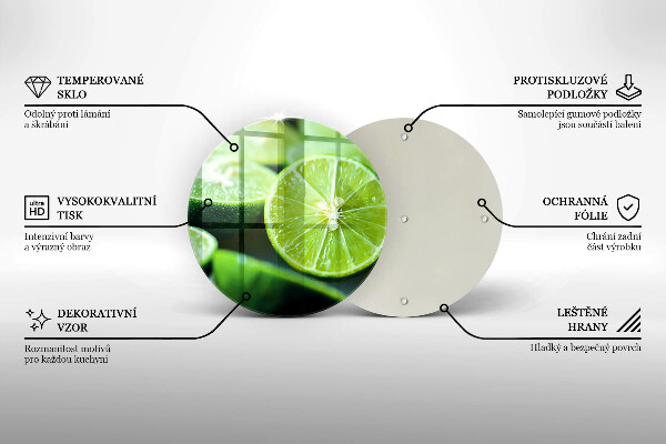 Tábua de corte limão cítrico