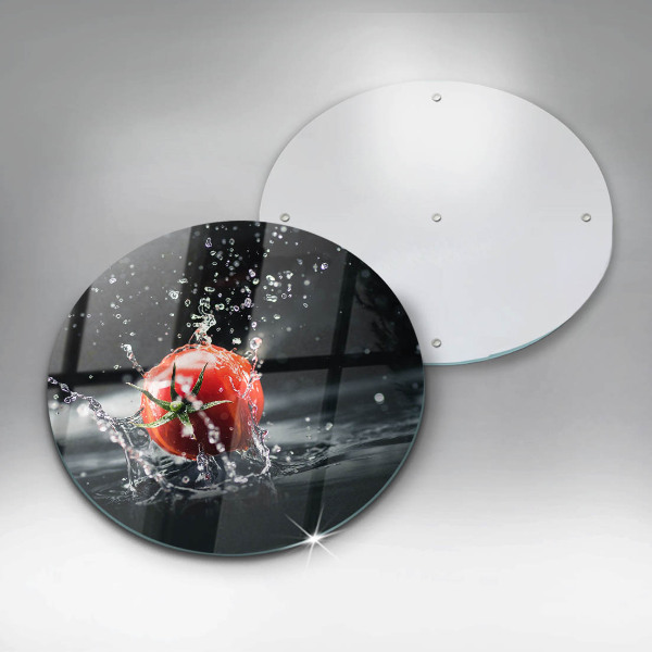 Tábua de cortar alimentos Tomate na água