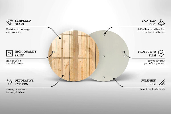 Tábua de corte Tábuas de madeira delicadas