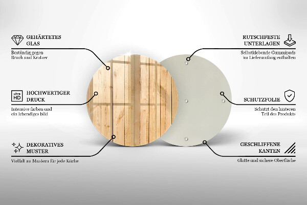 Tábua de corte Tábuas de madeira delicadas