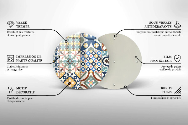 Tábua corte Azulejos decorativos