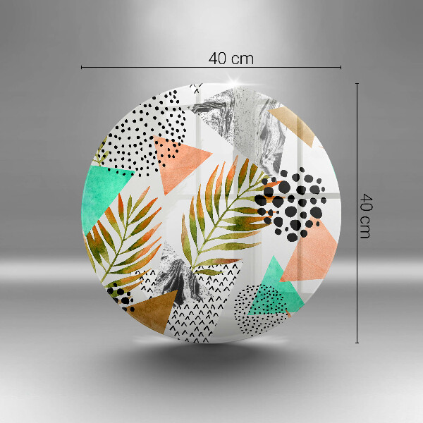 Tábua cozinha Padrão de folha Boho