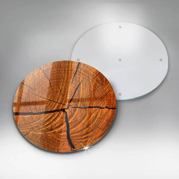 Tábua cozinha Estrutura do tronco de madeira