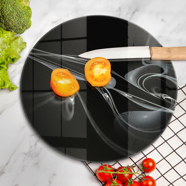 Tábua de cortar de vidro Abstração moderna