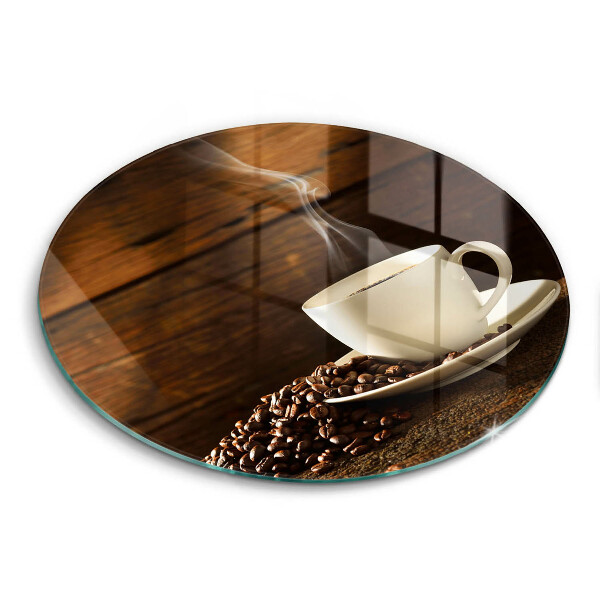 Tábua de cortar Xícara de café de madeira