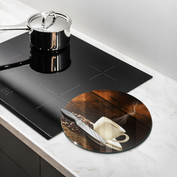 Tábua de cortar Xícara de café de madeira